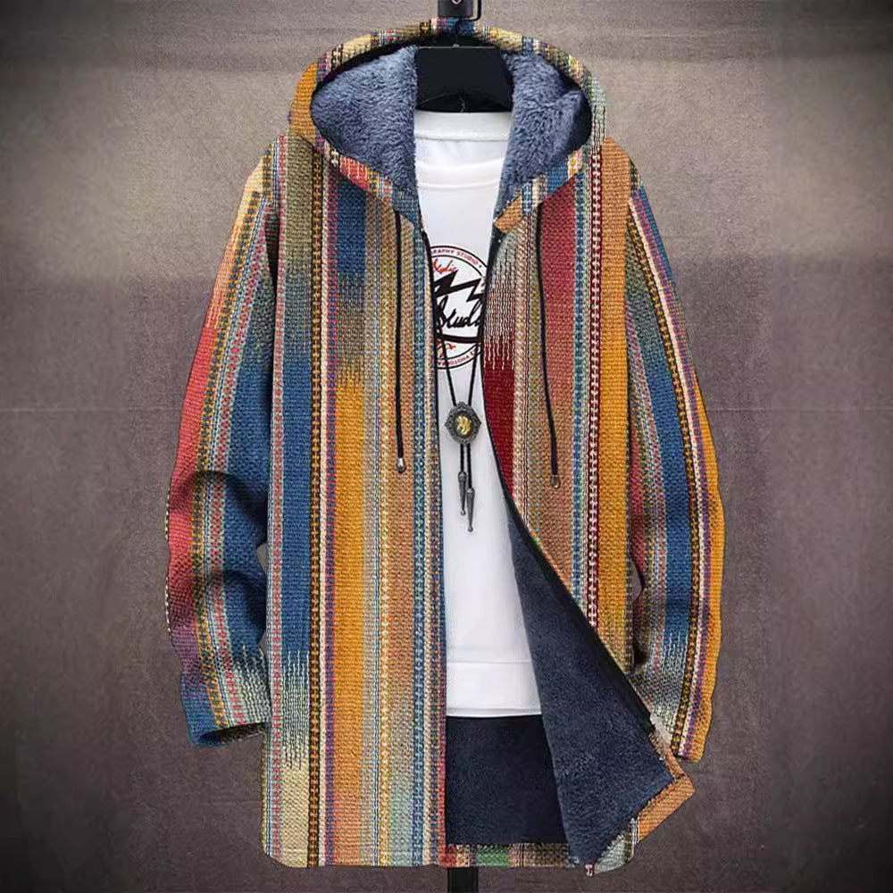 Annet™ - Luxurious Art-Inspired Zip-Up Hoodie