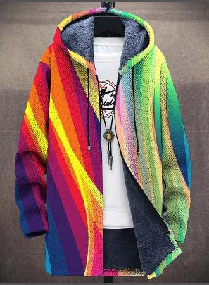 Bronte™ - Luxurious Art-Inspired Zip-Up Hoodie
