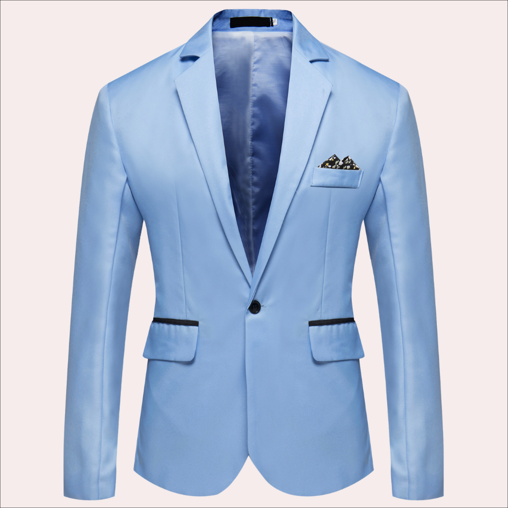 Oliver Tailored Fit Blazer | Notch Lapels Button Front Blazer