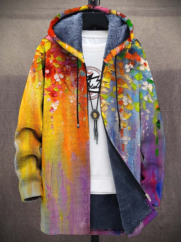 Delilah™ - Luxurious Art-Inspired Zip-Up Hoodie