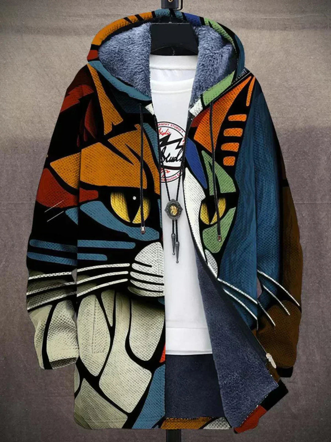Delilah™ - Luxurious Art-Inspired Zip-Up Hoodie