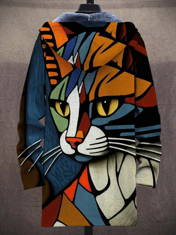 Elouera™ - Luxurious Art-Inspired Zip-Up Hoodie
