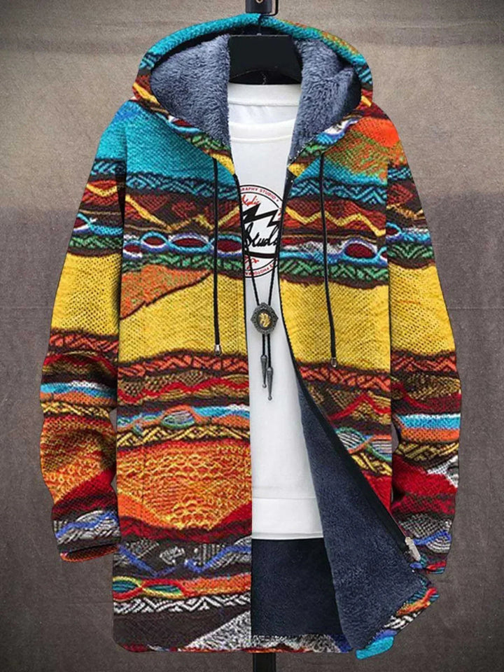 Elouera™ - Luxurious Art-Inspired Zip-Up Hoodie