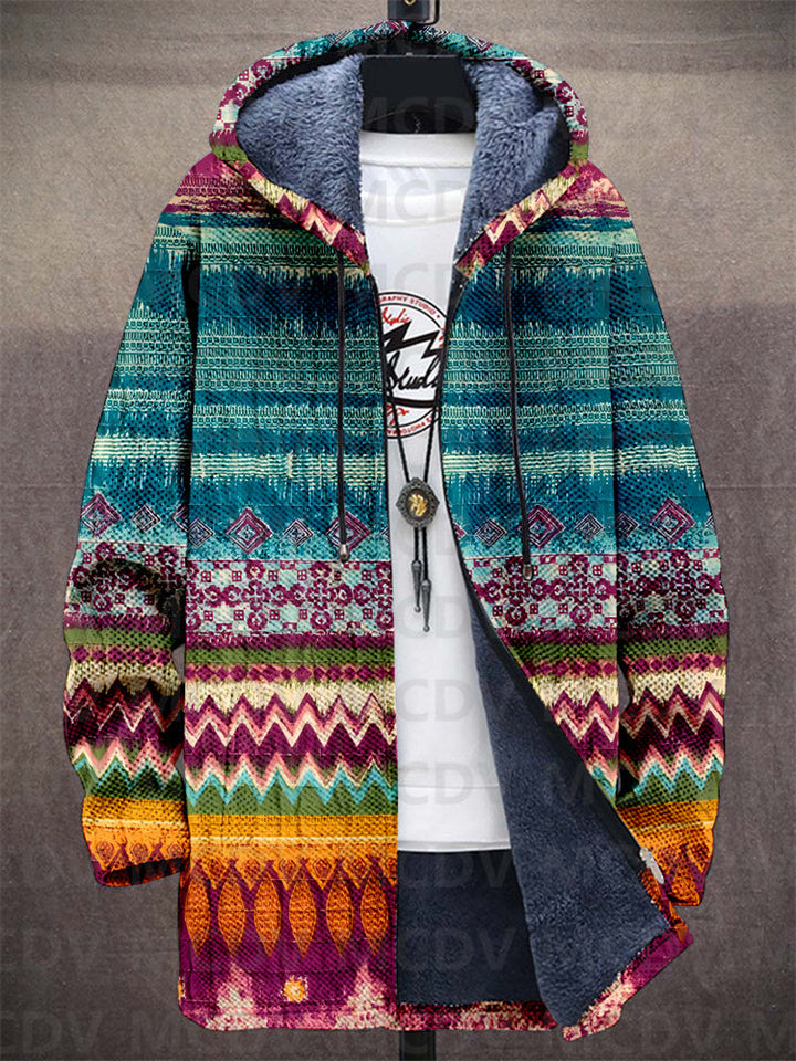 Jedda™ - Luxurious Art-Inspired Zip-Up Hoodie