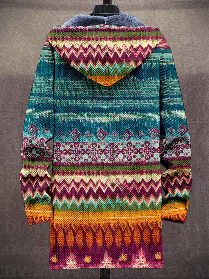Jedda™ - Luxurious Art-Inspired Zip-Up Hoodie
