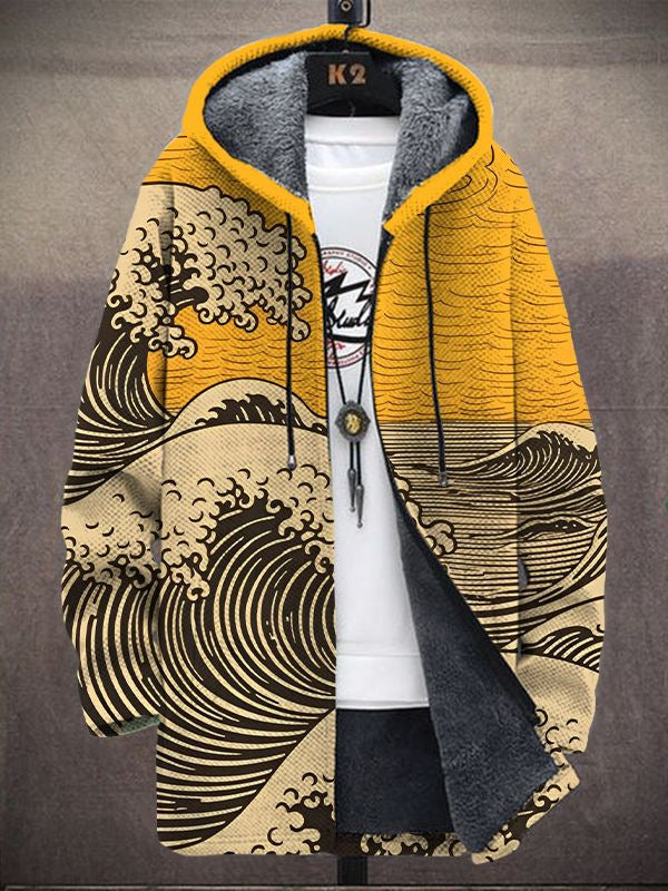 Nálha™ - Luxurious Art-Inspired Zip-Up Hoodie