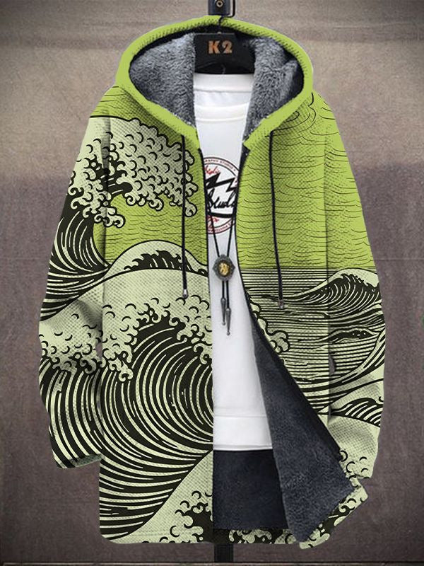 Nálha™ - Luxurious Art-Inspired Zip-Up Hoodie