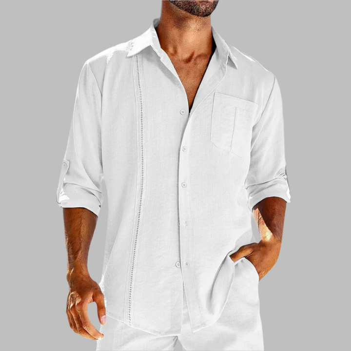 Riemer Shirt |  Men's Casual Long Sleeve Linen Shirt