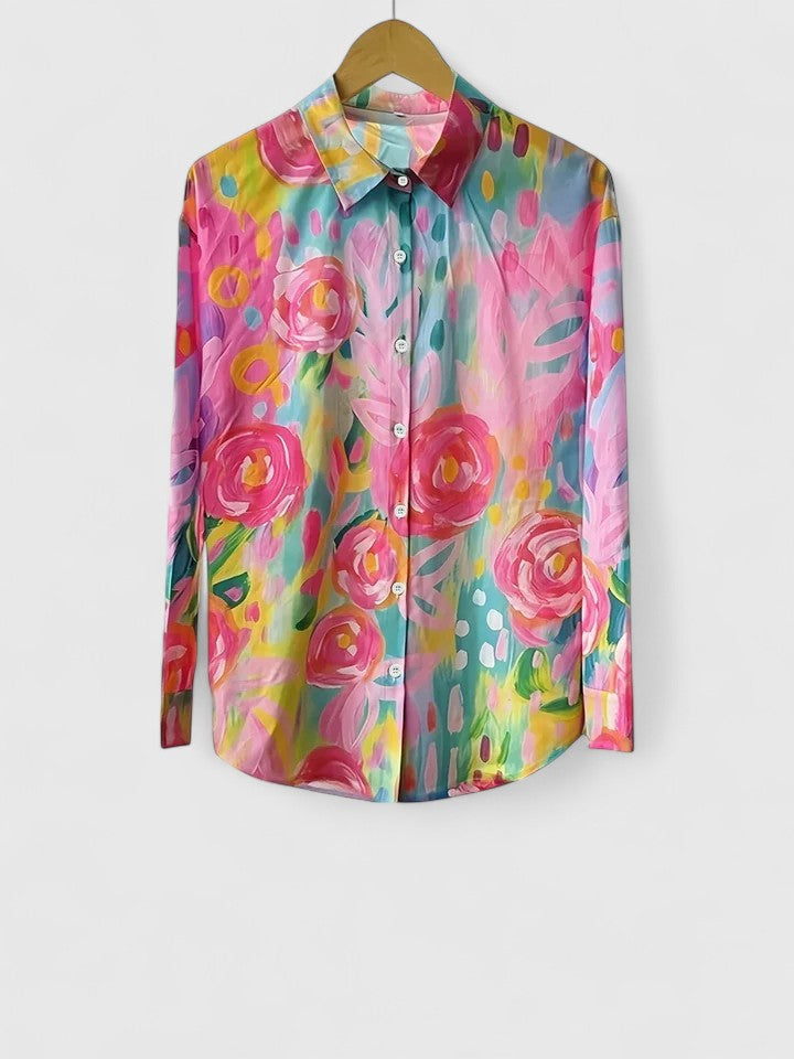 Anica™ – Artistic Print Blouse