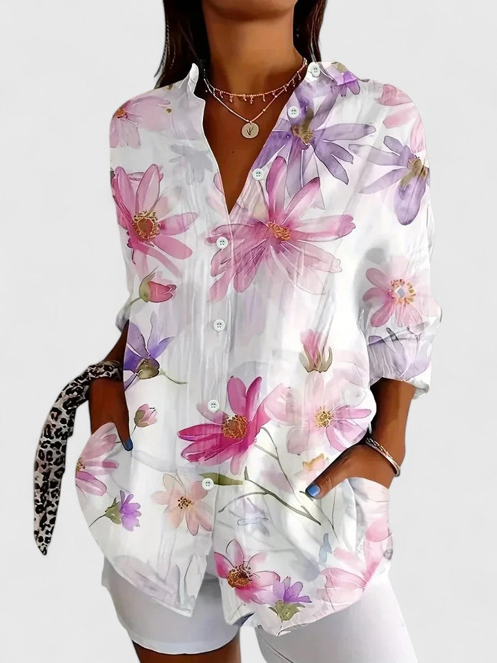 Anica™ – Artistic Print Blouse