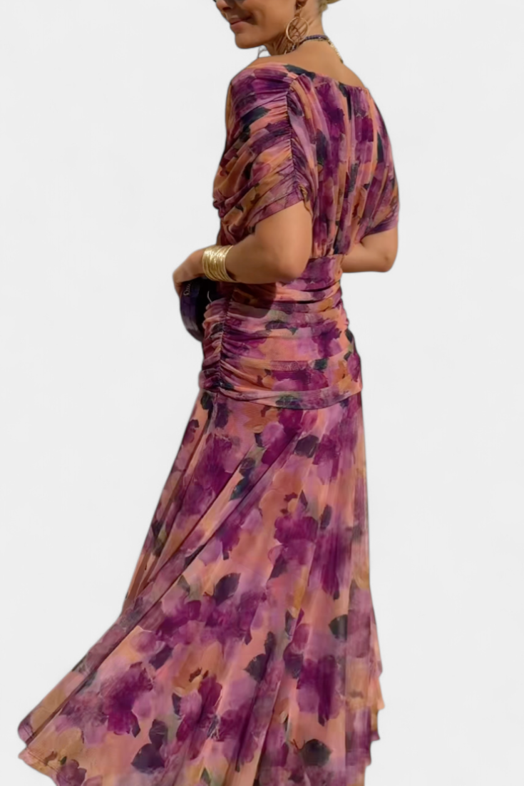 Amara™ – Off-Shoulder Draped Dress