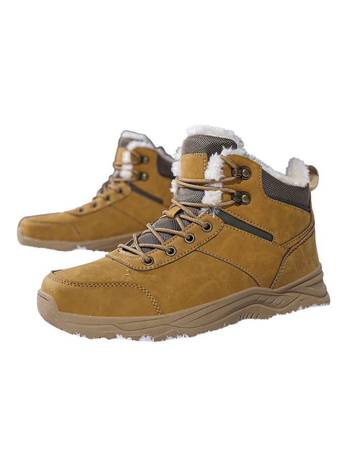 Angelo Men's Winter Boots – Warm Faux Fur Lining & Non-Slip Sole