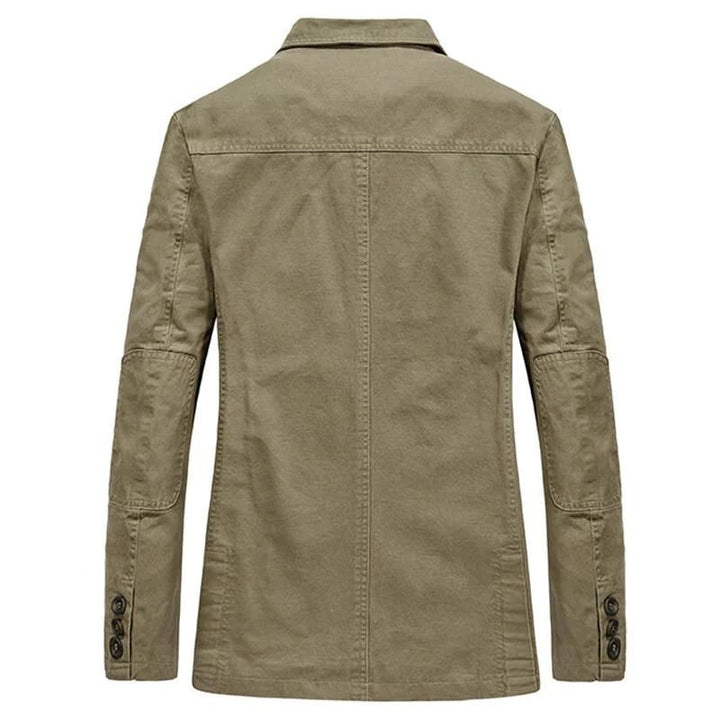 Sebastian Tailored Fit Blazer | Notched Lapel Collar Button Front Blazer