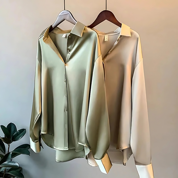 Camila – Classic Button-Up Blouse